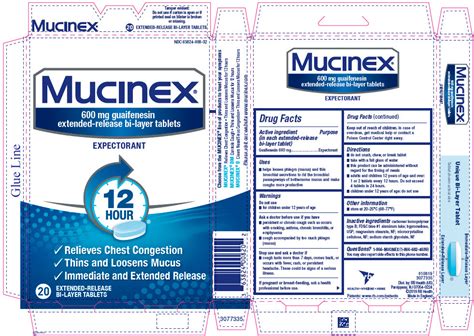 mucinex dosage